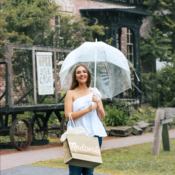 Lauren James Tops - Lauren James Eyelet one shoulder top 💕